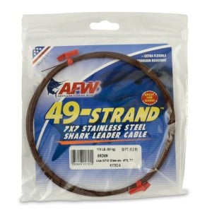 AFW 49-Strand Shark Leader Cable