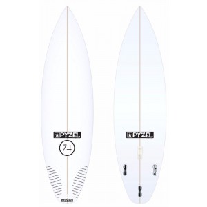 Pyzel Surfboards 74 Model - FCS2 Fins