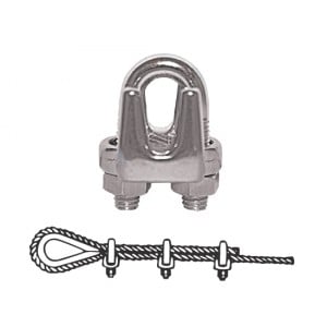 RWB Marine Wire Rope Grip - Stainless Steel