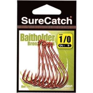 SureCatch Pre-Pack Hooks - Bronzed Baitholder