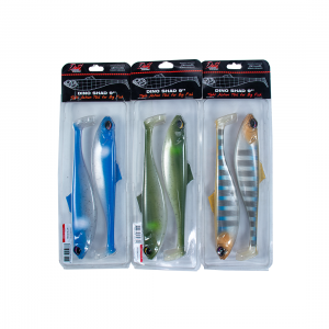 Digital Squad Fishing Dino Shad Lure - 3 Pack - (Reverse Auction)