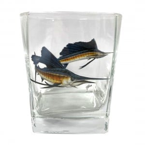 Ross Art Double Old Fashion Square Glasses - 4 Set