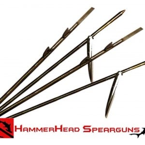 Hammerhead Shark Fin Shaft SS Threaded US Cut 5/16in