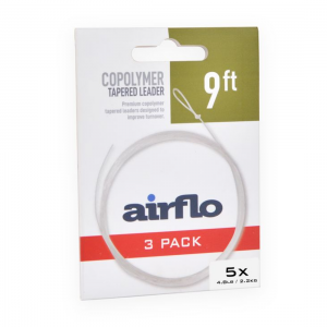 Airflo Tactical Tapered Leader 9ft - 3 Pack