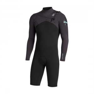 C-Skins Mens NuWave Session 3/2mm GBS Long Arm Chest Zip Springsuit