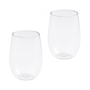 Campfire Tritan Stemless White Wine Cups