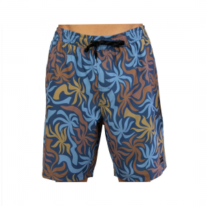Carve Hulks Twisted Palms Elastic Waist Boardshorts