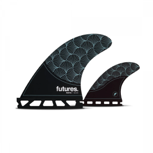 Futures Rasta Honeycomb Quad Fin Set Packaged