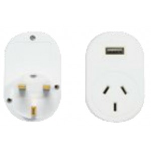 OSA Brands UK Travel Adaptor w/ USB