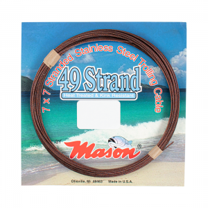 Mason 49 Strand Stainless Wire Leader Material - 30ft
