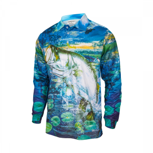 Samaki Adults Billabong Barra Long Sleeve Shirt