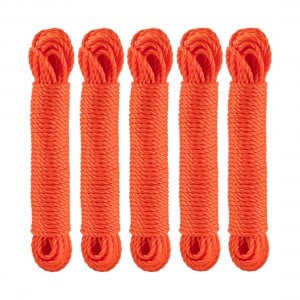 Seahorse Rope Handy 5 Pack - 10m x 3mm Coils