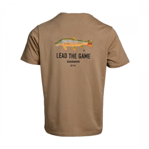 Shimano Lead The Game Brown Trout T-Shirt