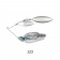 Ever Green Jungle Walker Mini Spinnerbait