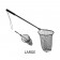 Seahorse Deluxe Sliding Handle Rubber Landing Net