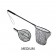 Seahorse Deluxe Sliding Handle Rubber Landing Net