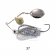 Bassman Shorty Compact Mag Willow Spinnerbait