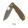 Honey Badger Flipper Drop-Point D2 Folding Knife
