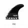 Futures John John Techflex Thruster Fin Set