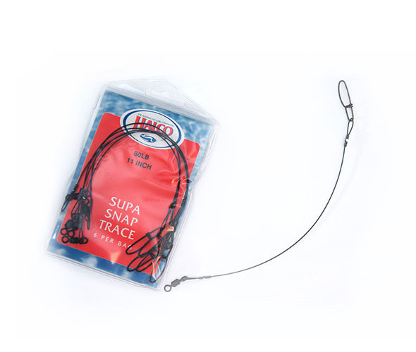 HALCO Tackle 7-Strand Wire Leader SUPA SNAP TRACE 28cm/6pcs
