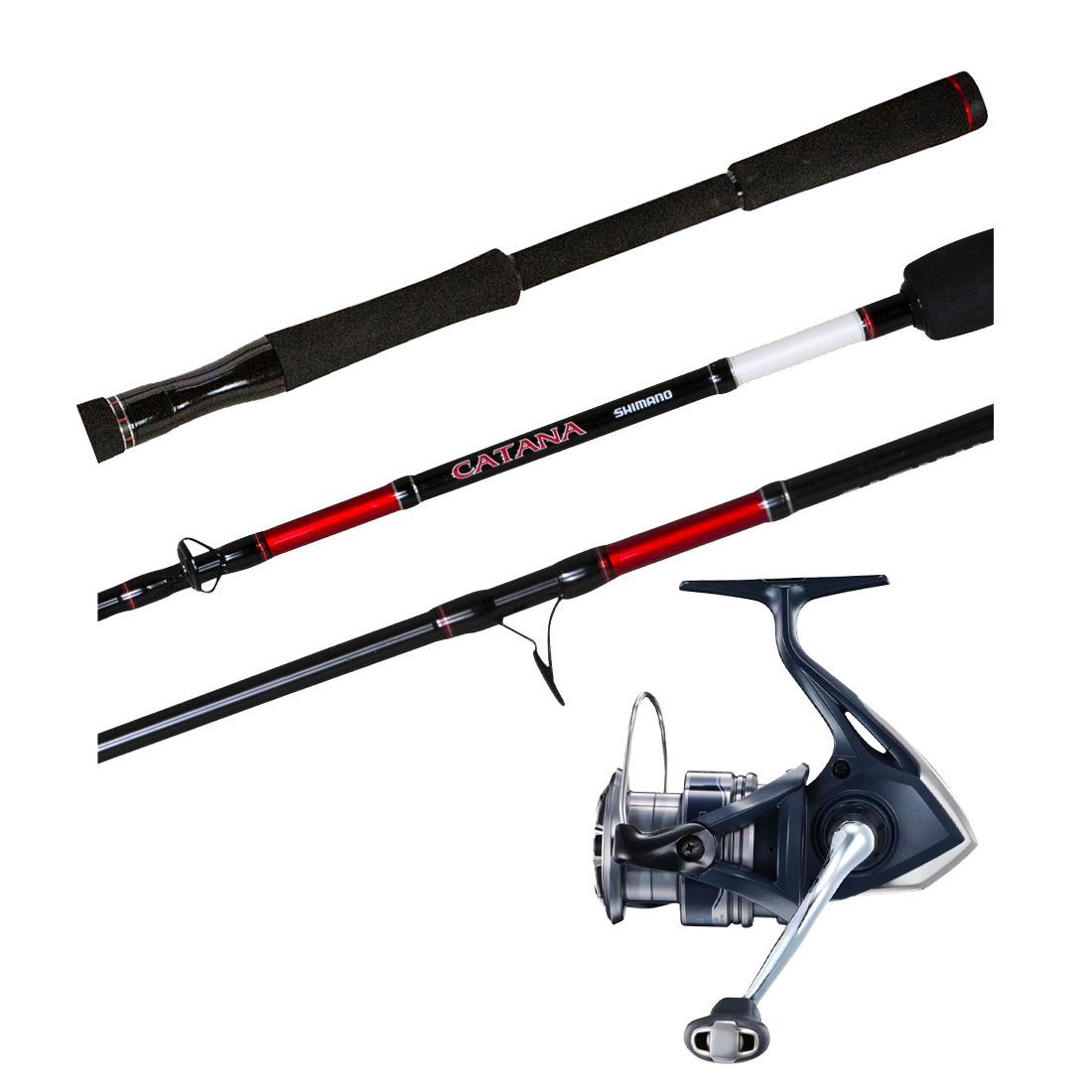 shimano catana 732 snapper spin fishing rod Spinning Reels Shimano Catana 732 Spin 6-8kg