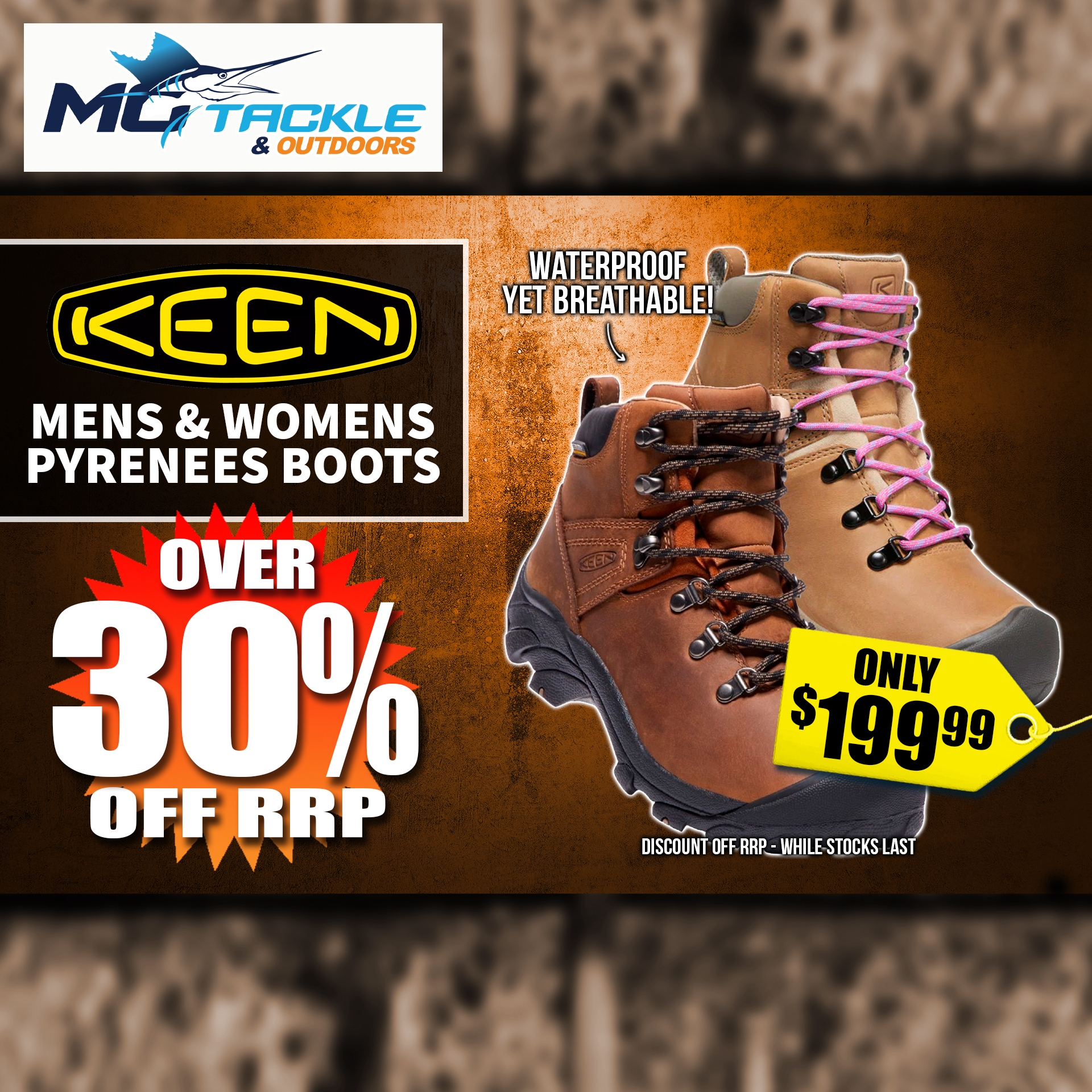 30% off Keen Pyrenees Boots