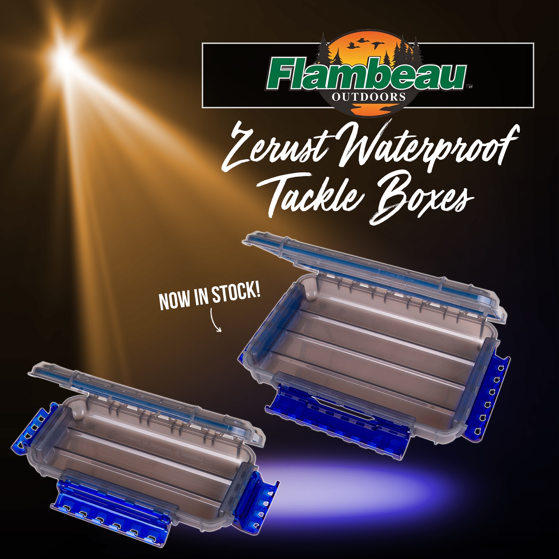 New - Flambeau Zerust Waterproof Tackle Boxes