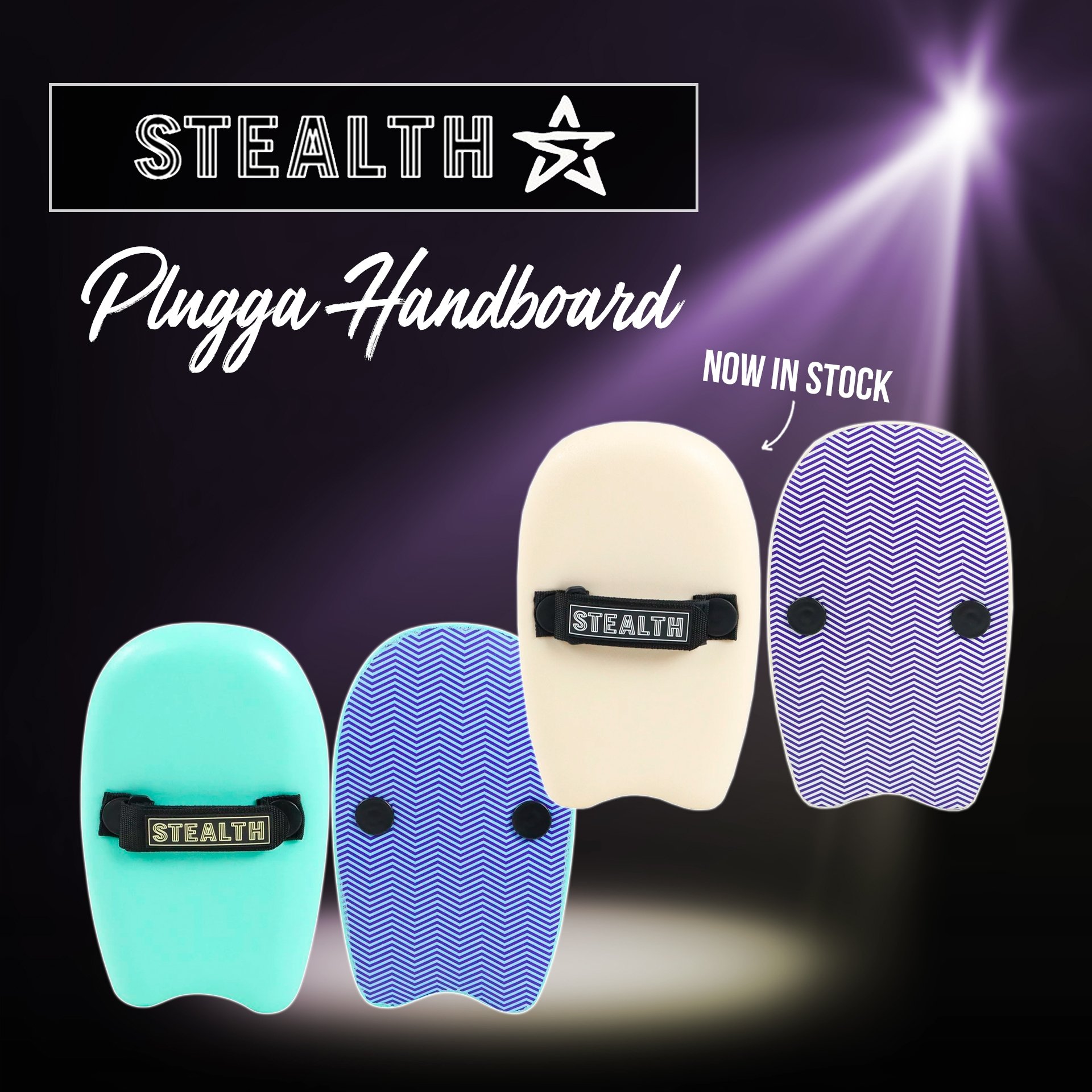 New - Stealth Plugga Handboard