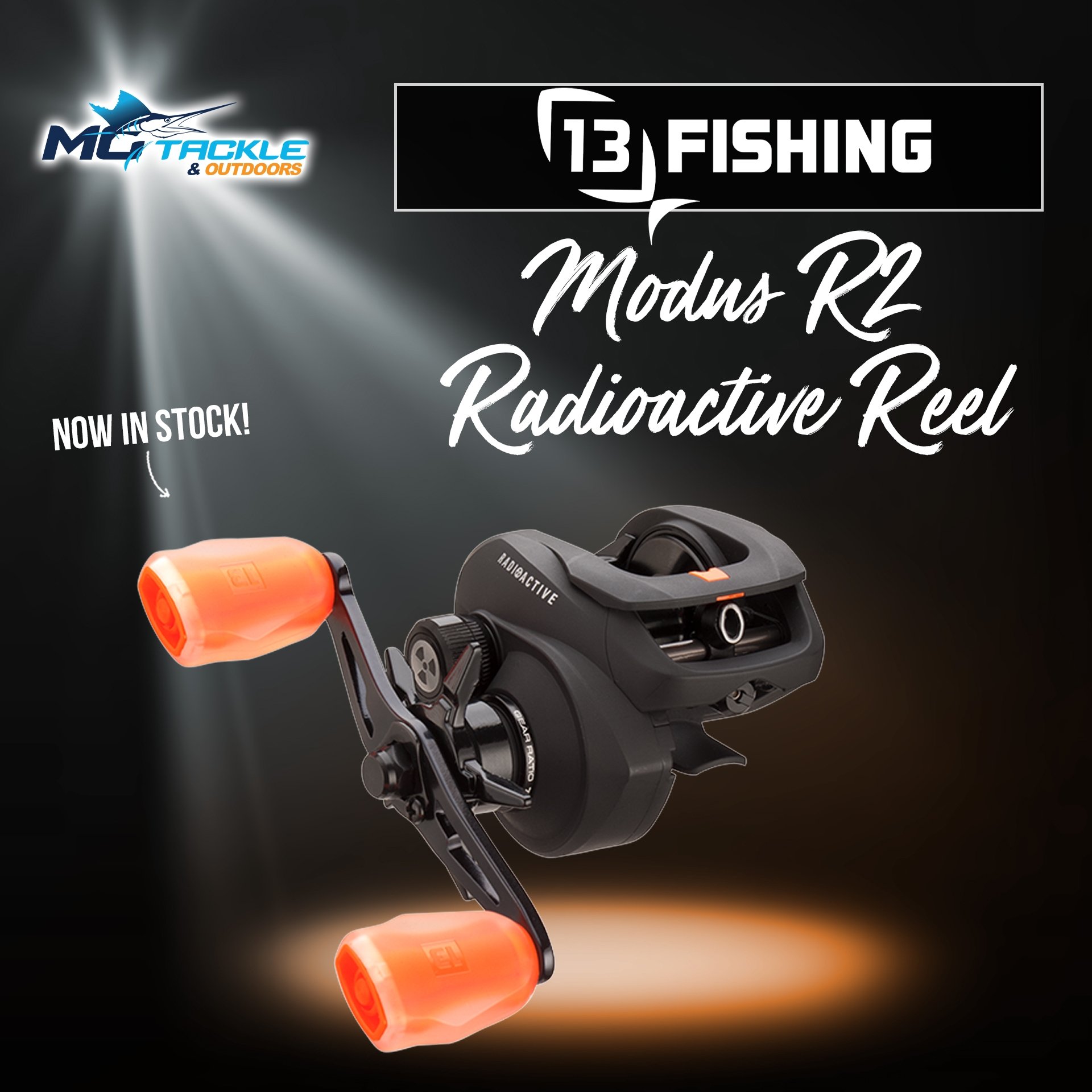 New - 13 Fishing Modus R2 Radioactive Baitcast Reel