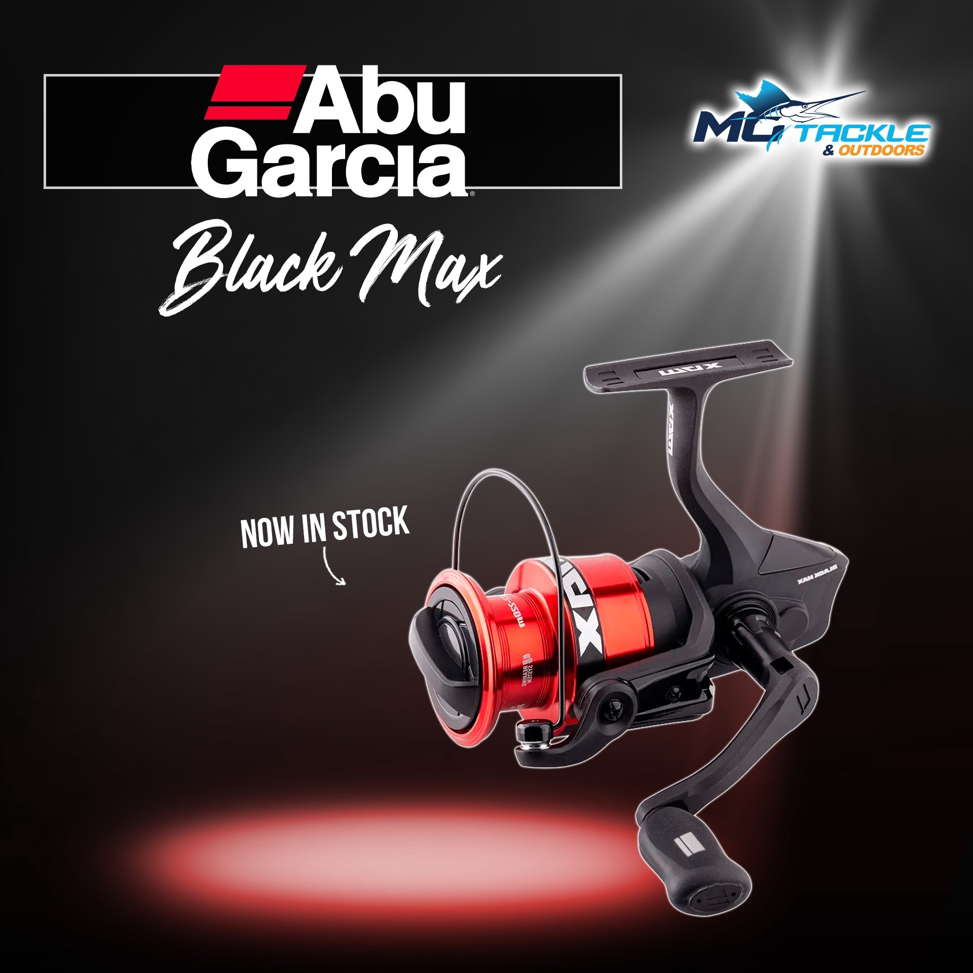 New - ABU GARCIA BLACK MAX SPIN REEL