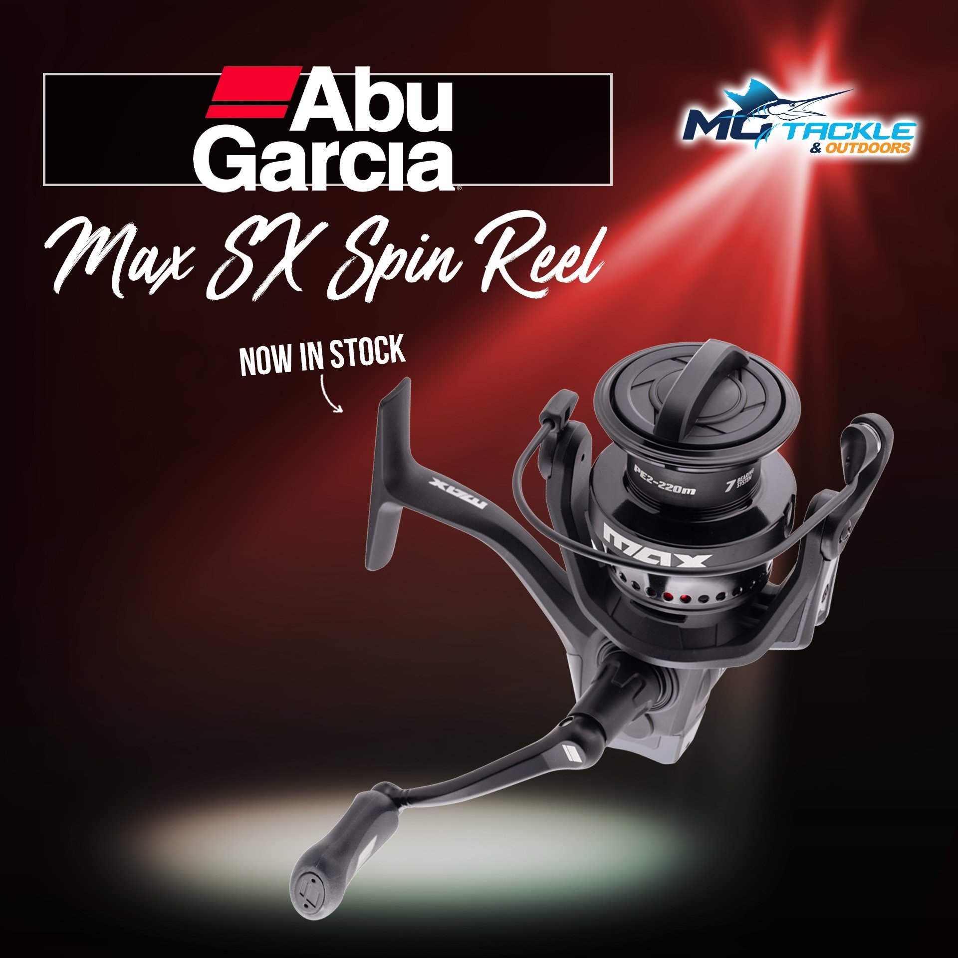 New - Abu Garcia Max SX Spin Reel