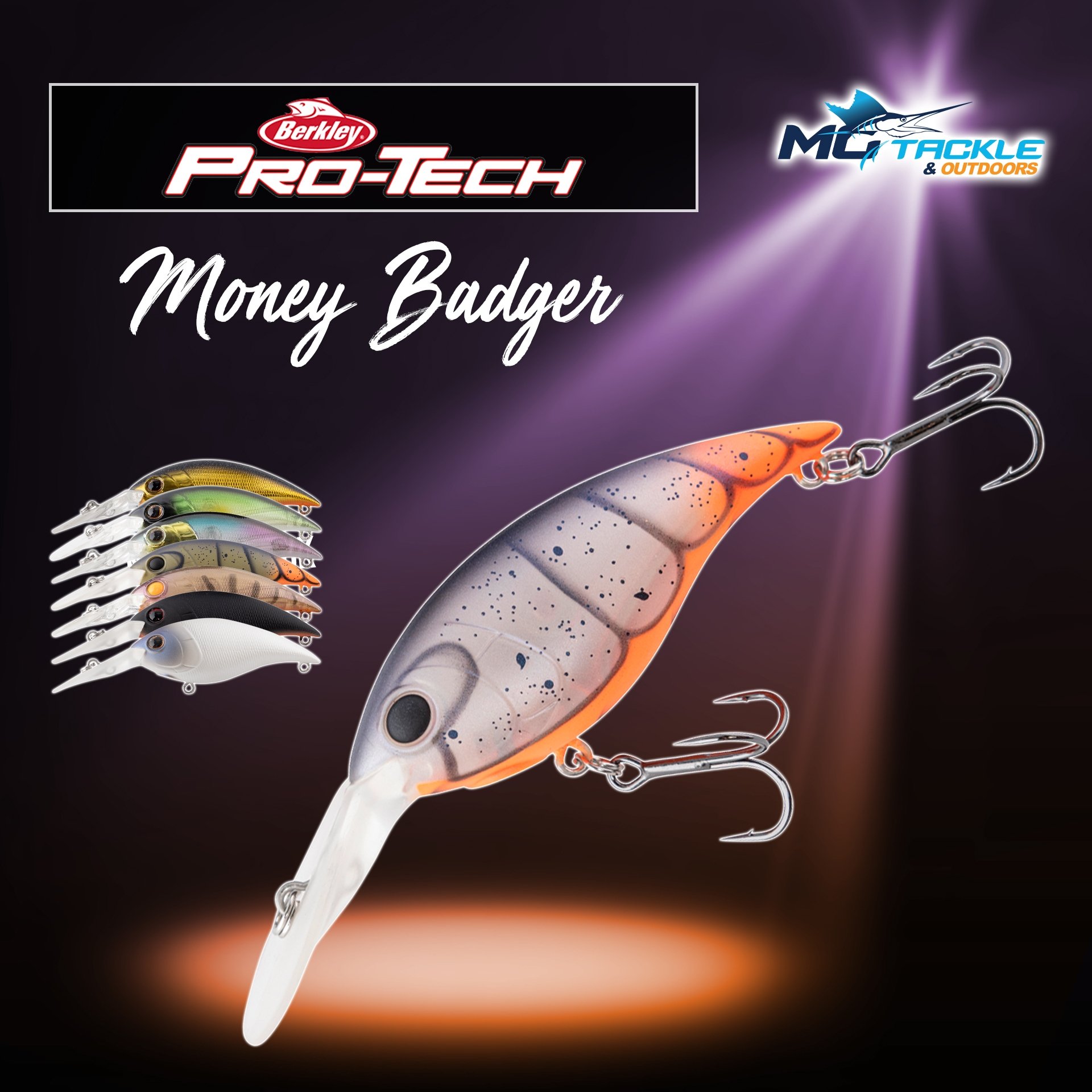 New - BERKLEY PRO-TECH MONEY BADGER LURE