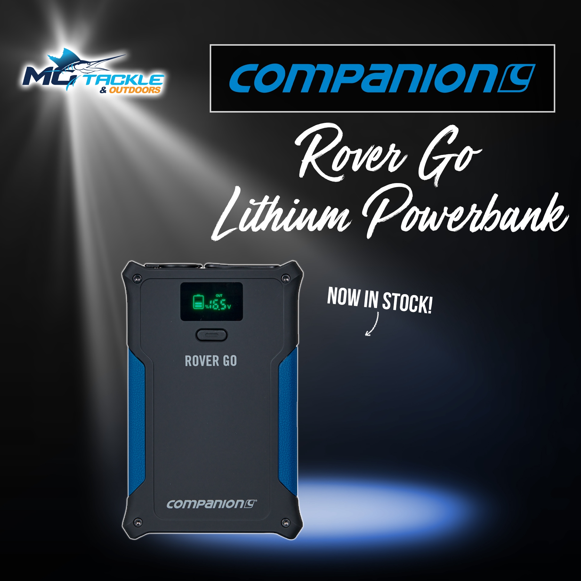 New - COMPANION ROVER GO LITHIUM POWERBANK