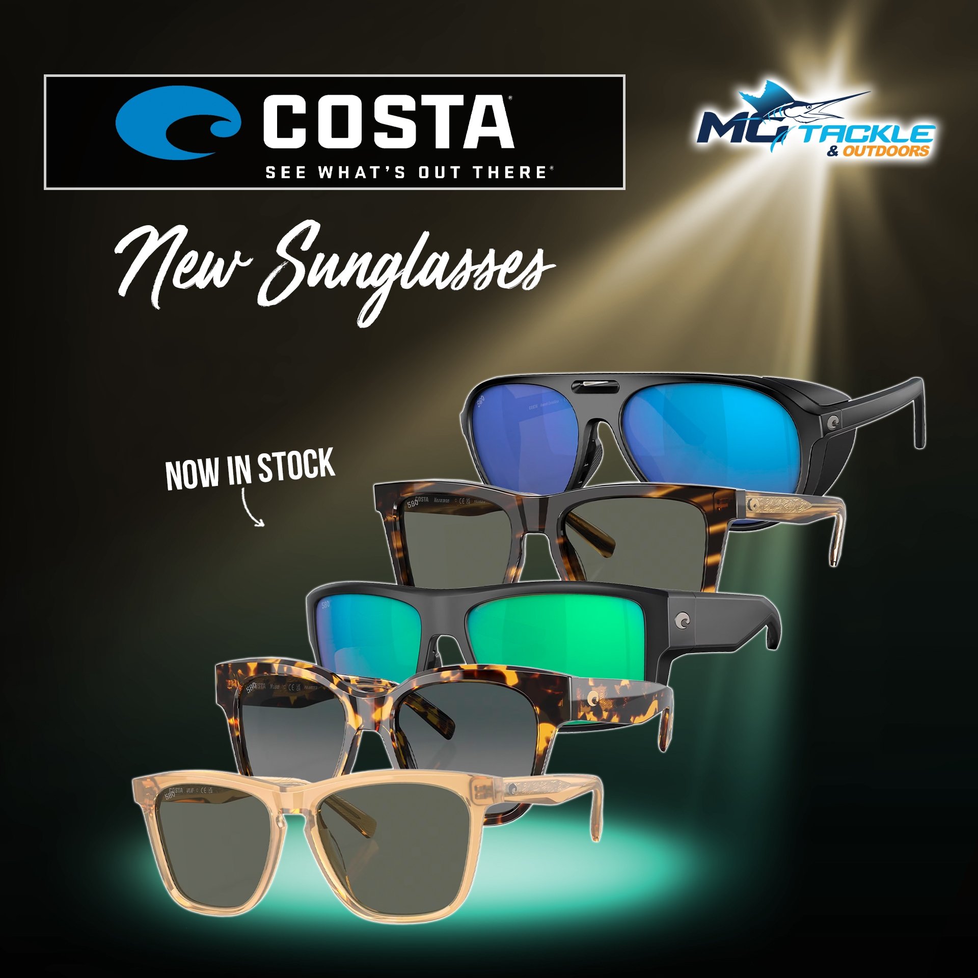 New - Costa Sunglasses