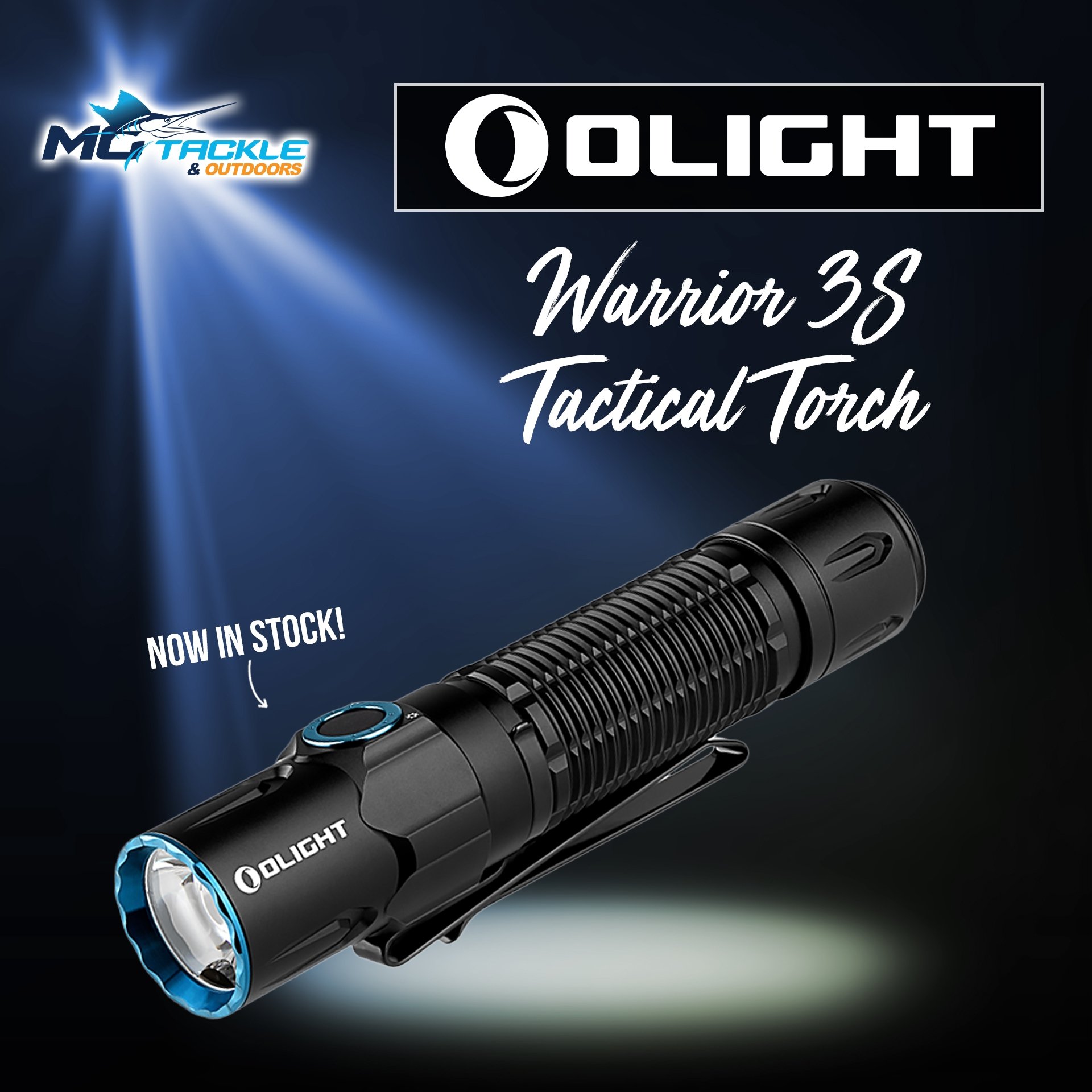 New - Olight Warrior 3S Tactical Torch