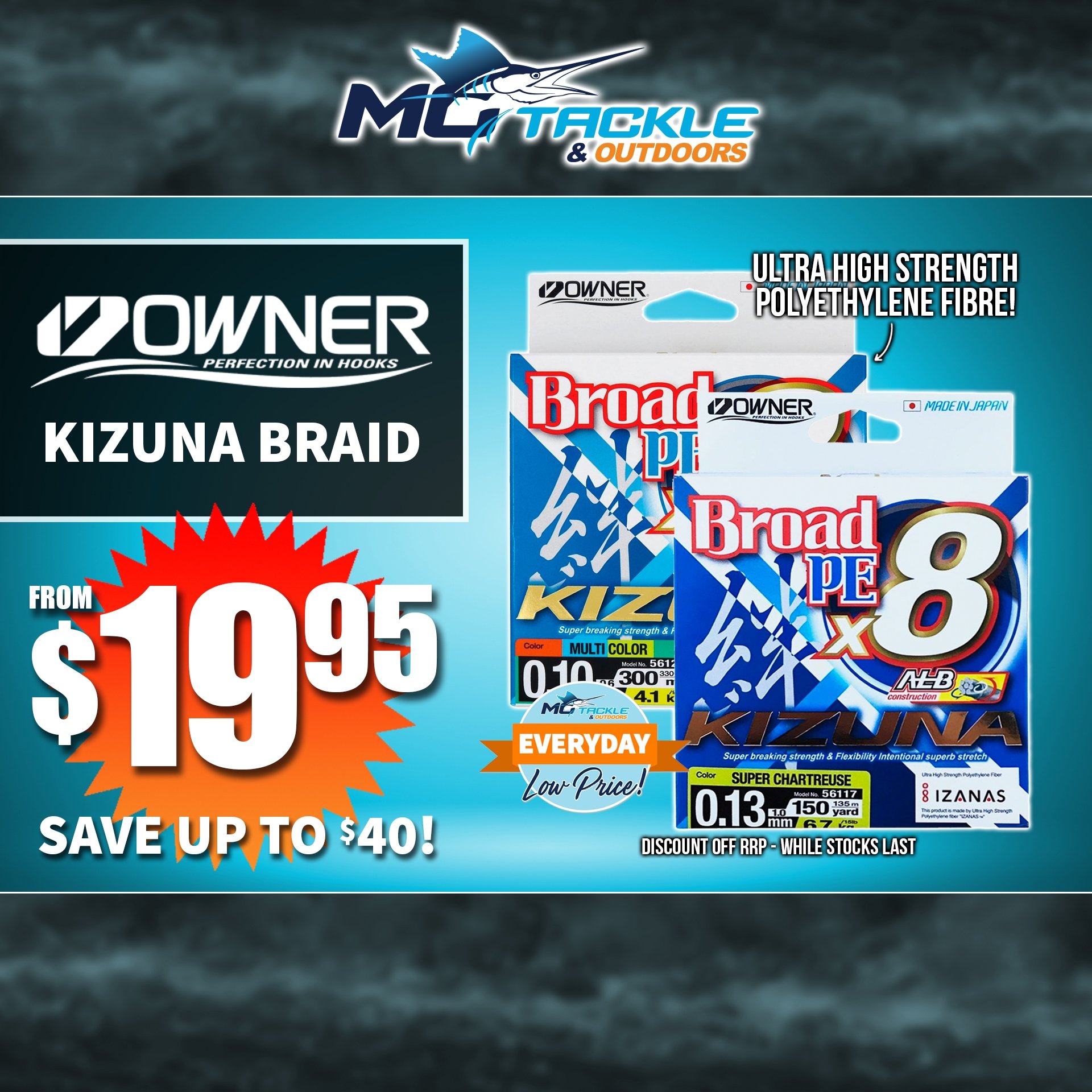 Owner Kizuna Braid from $19.95