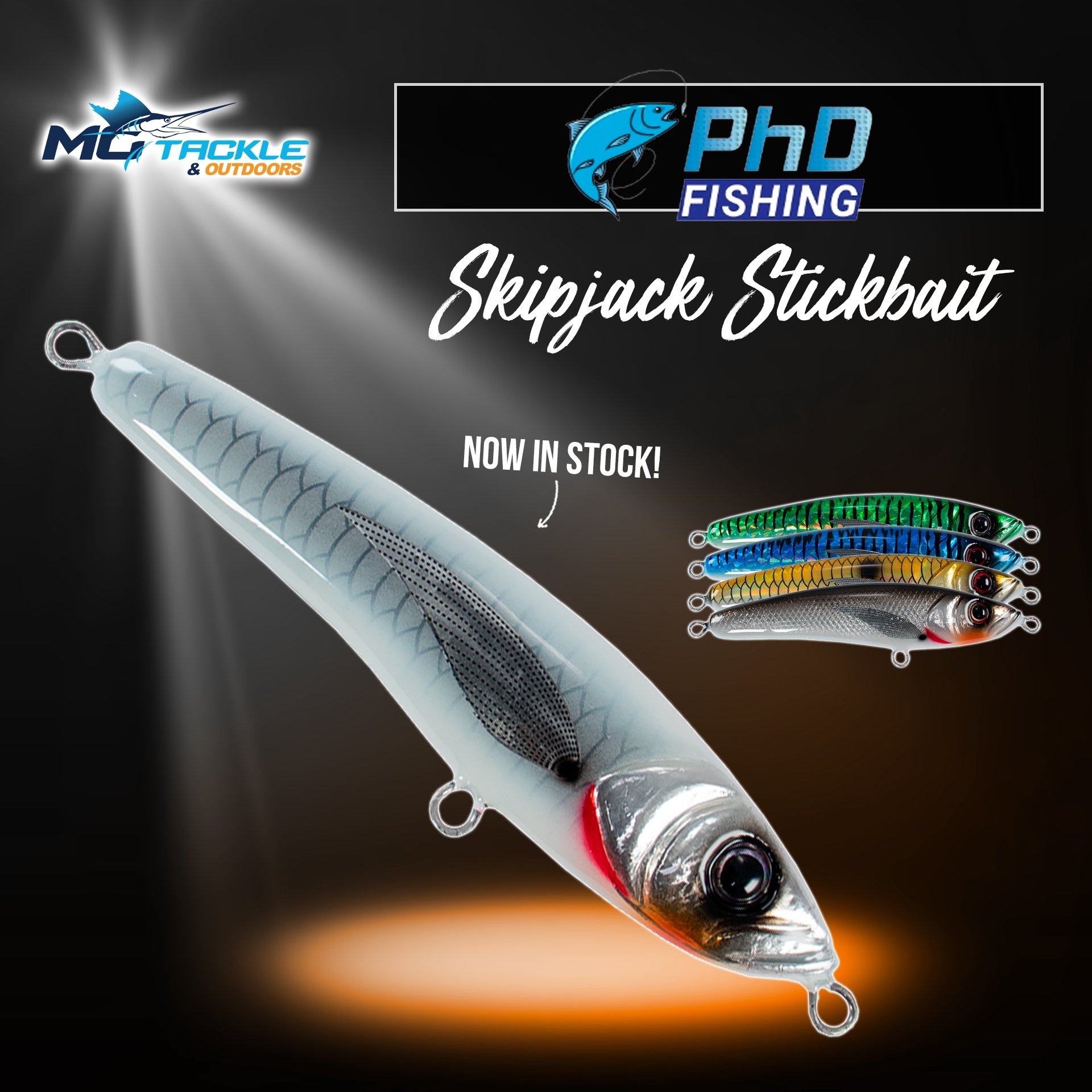 New - PHD LURES SKIPJACK STICKBAIT LURE