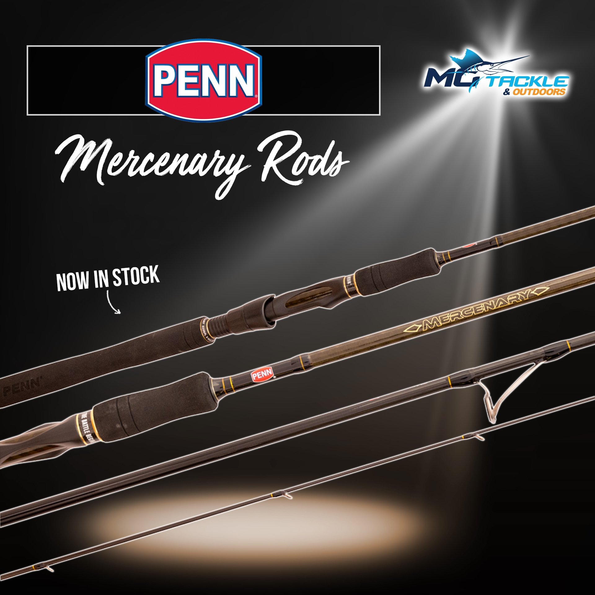 New - PENN MERCENARY ROD