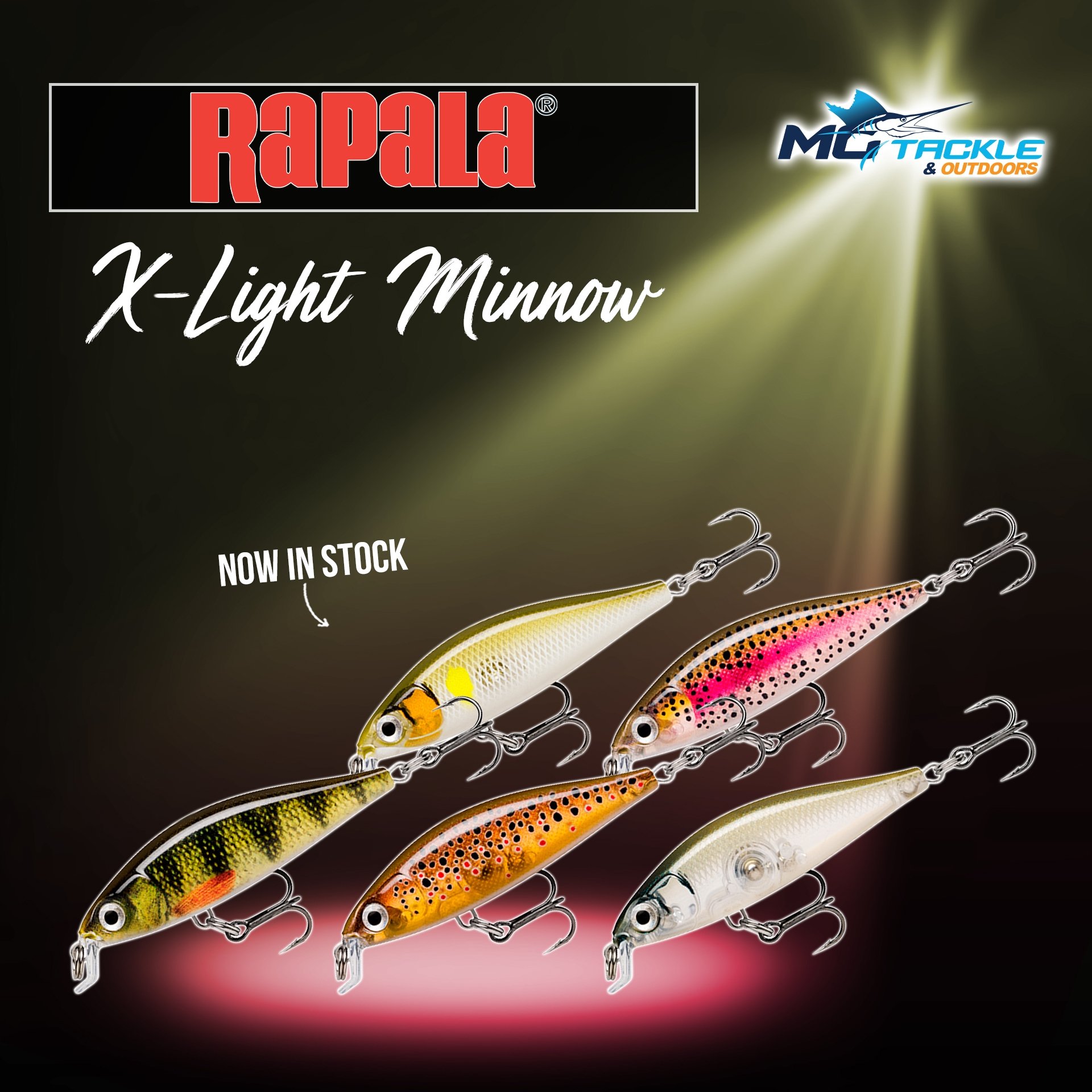 New - RAPALA X-LIGHT MINNOW 05 LURE