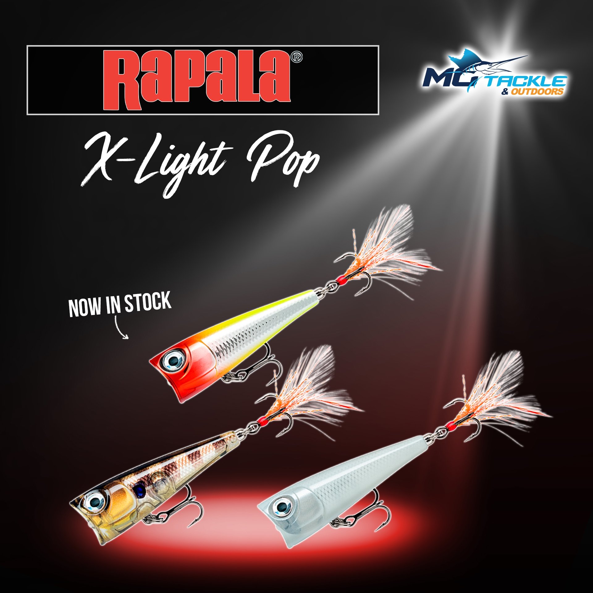 New - RAPALA X-LIGHT POP 04 LURE