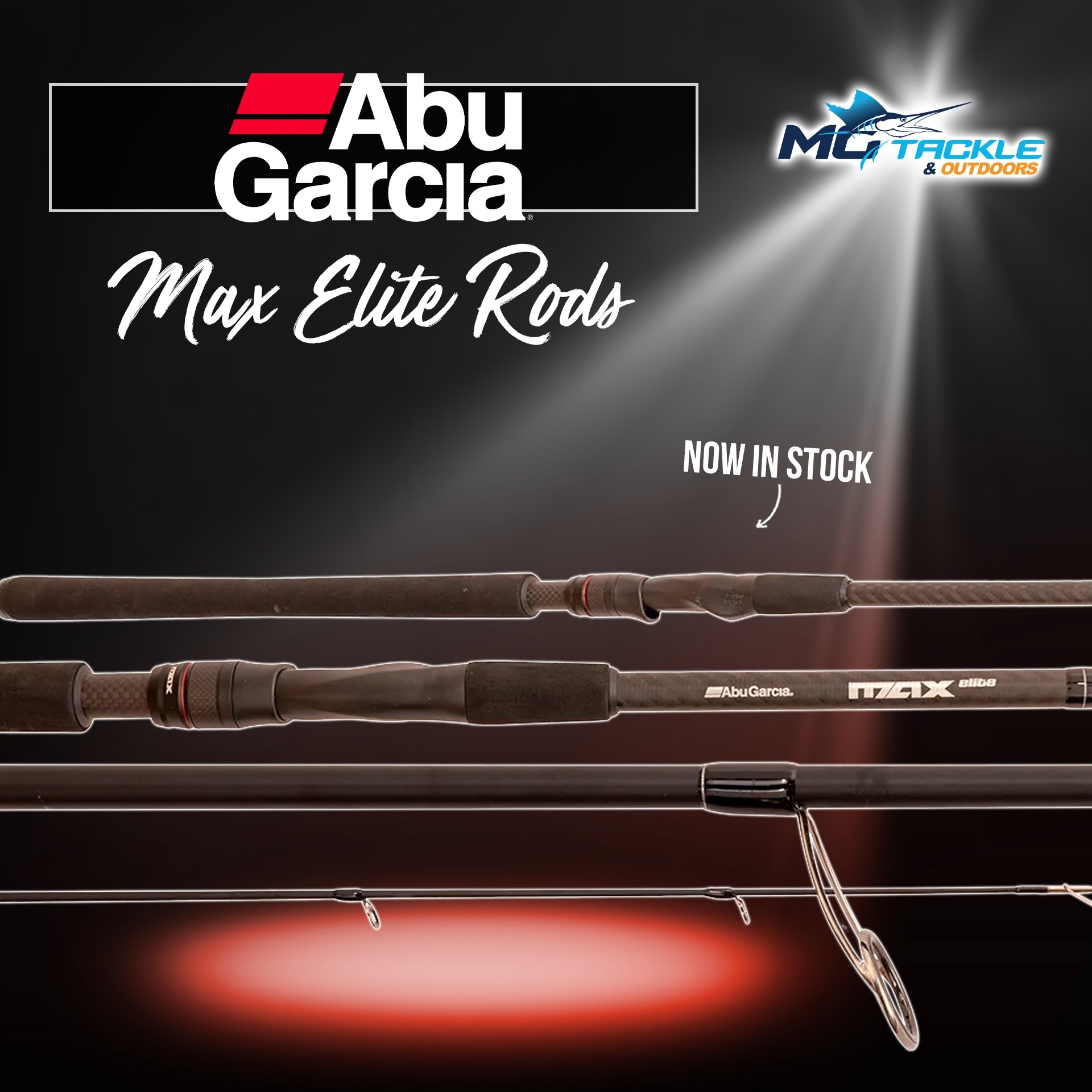 New - ABU GARCIA MAX ELITE ROD