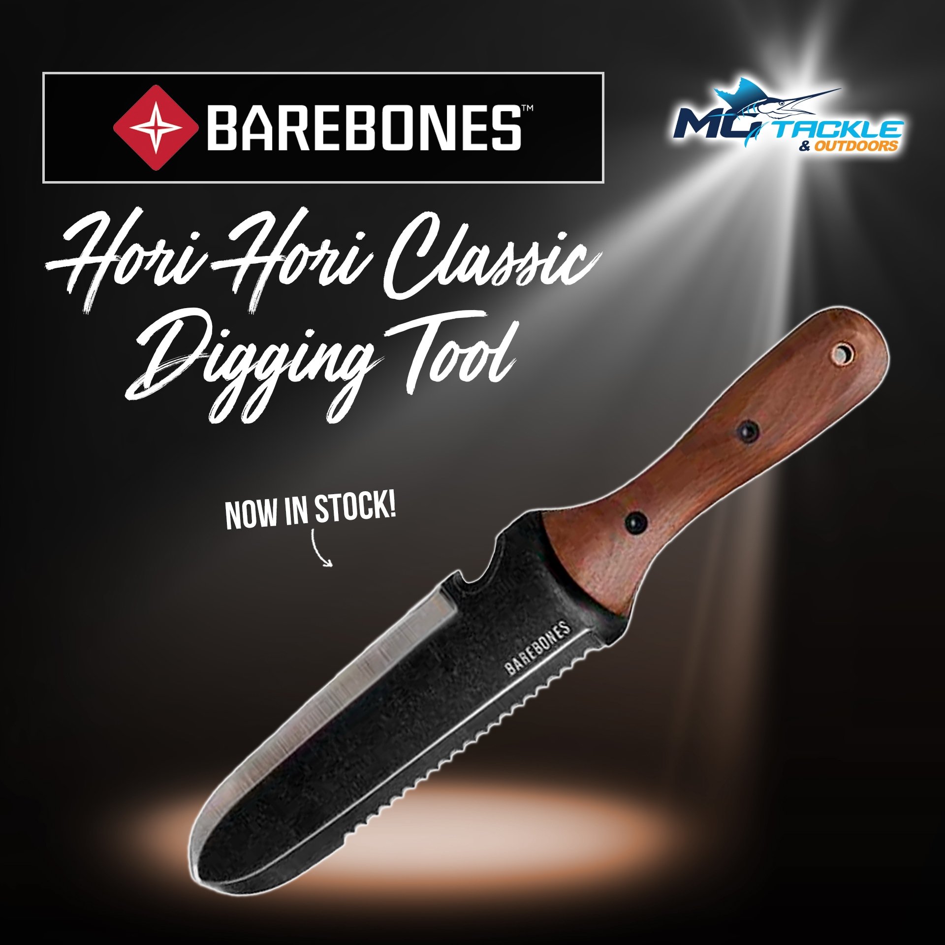 New - BAREBONES HORI HORI CLASSIC DIGGING TOOL