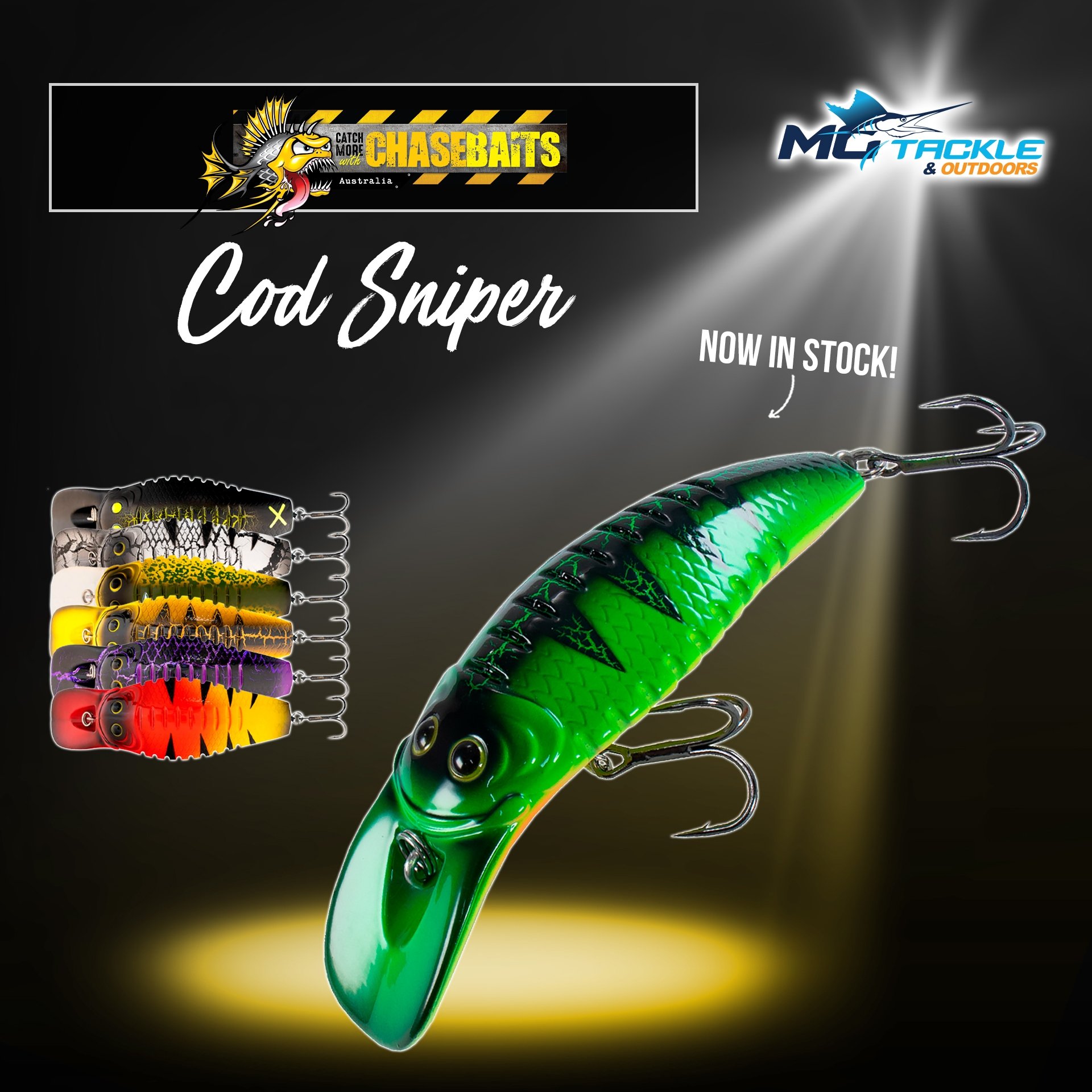 New - CHASEBAITS COD SNIPER LURE