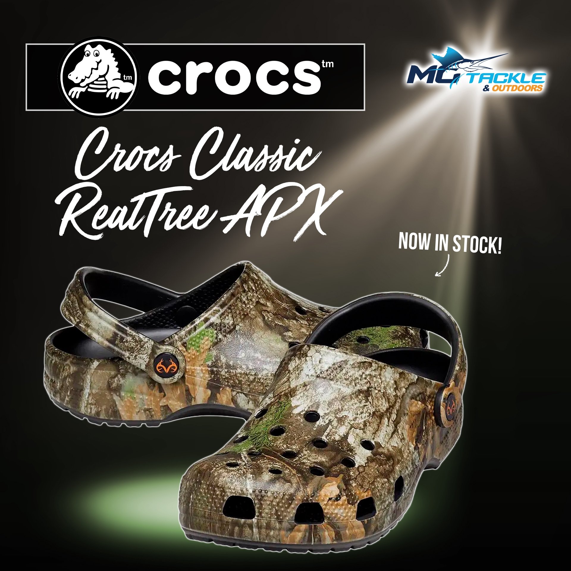 New - CROCS CLASSIC RealTree APX