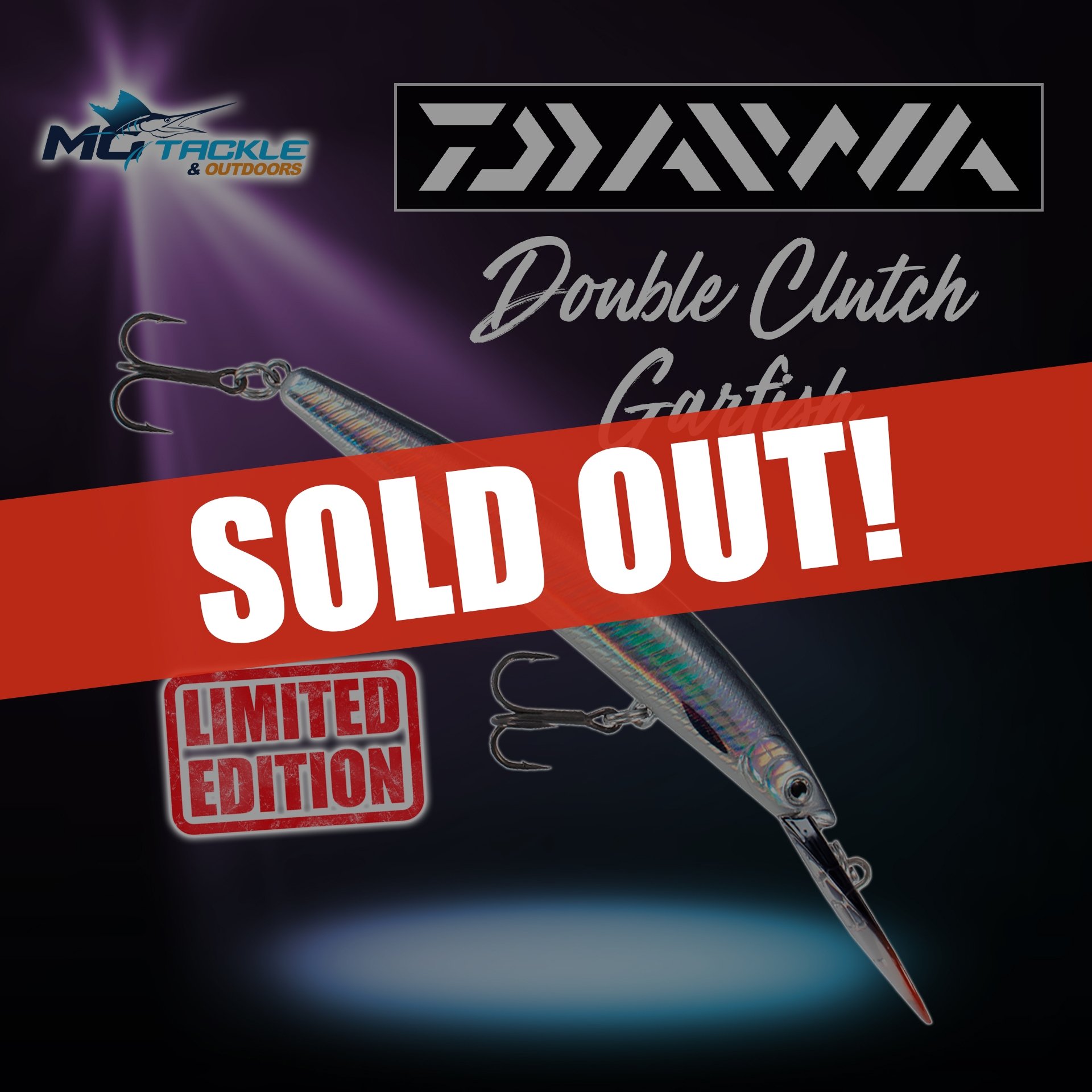 New - DAIWA PRO DOUBLE CLUTCH IZM LIMITED EDITION LURE