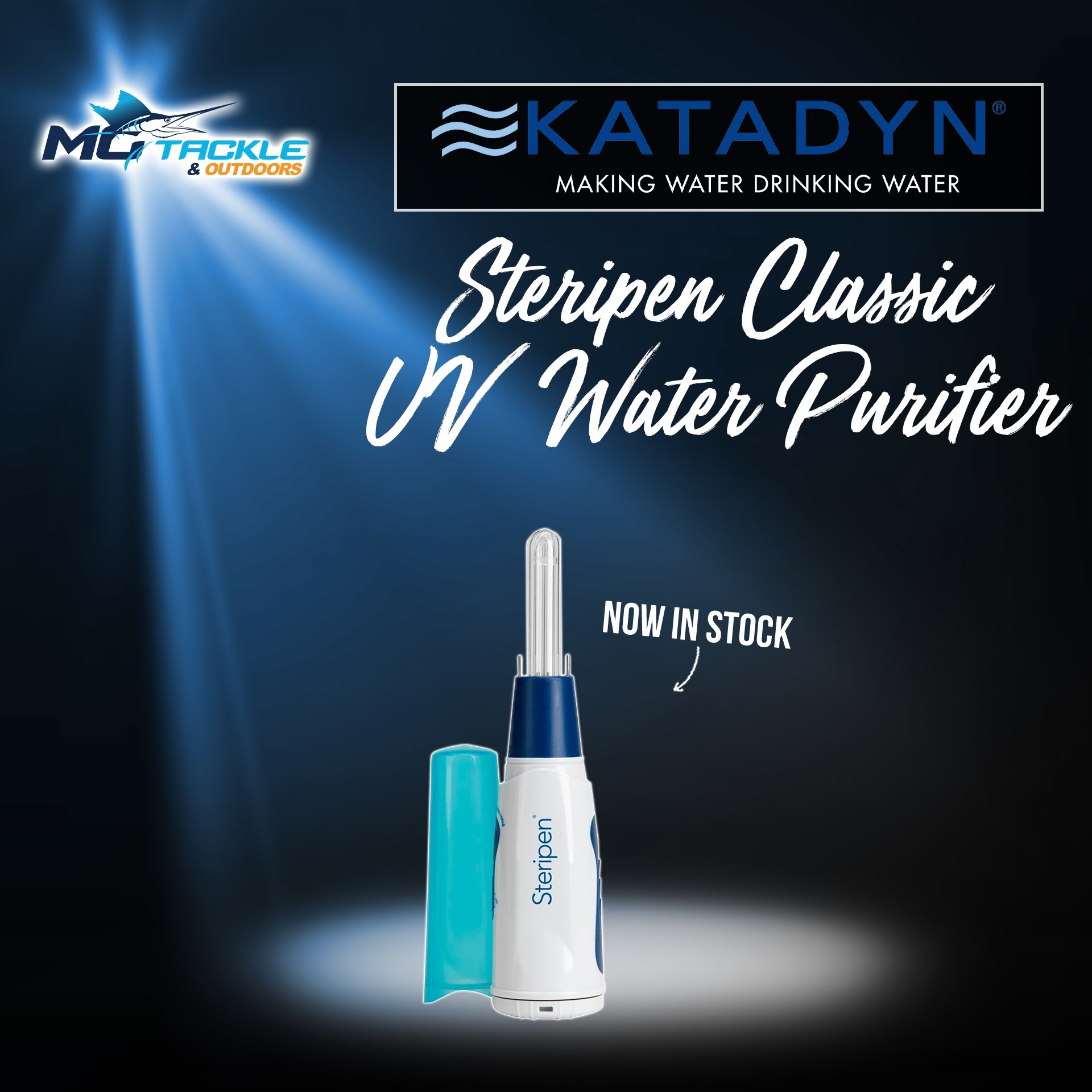 New - KATADYN STERIPEN CLASSIC 3 UV WATER PURIFIER