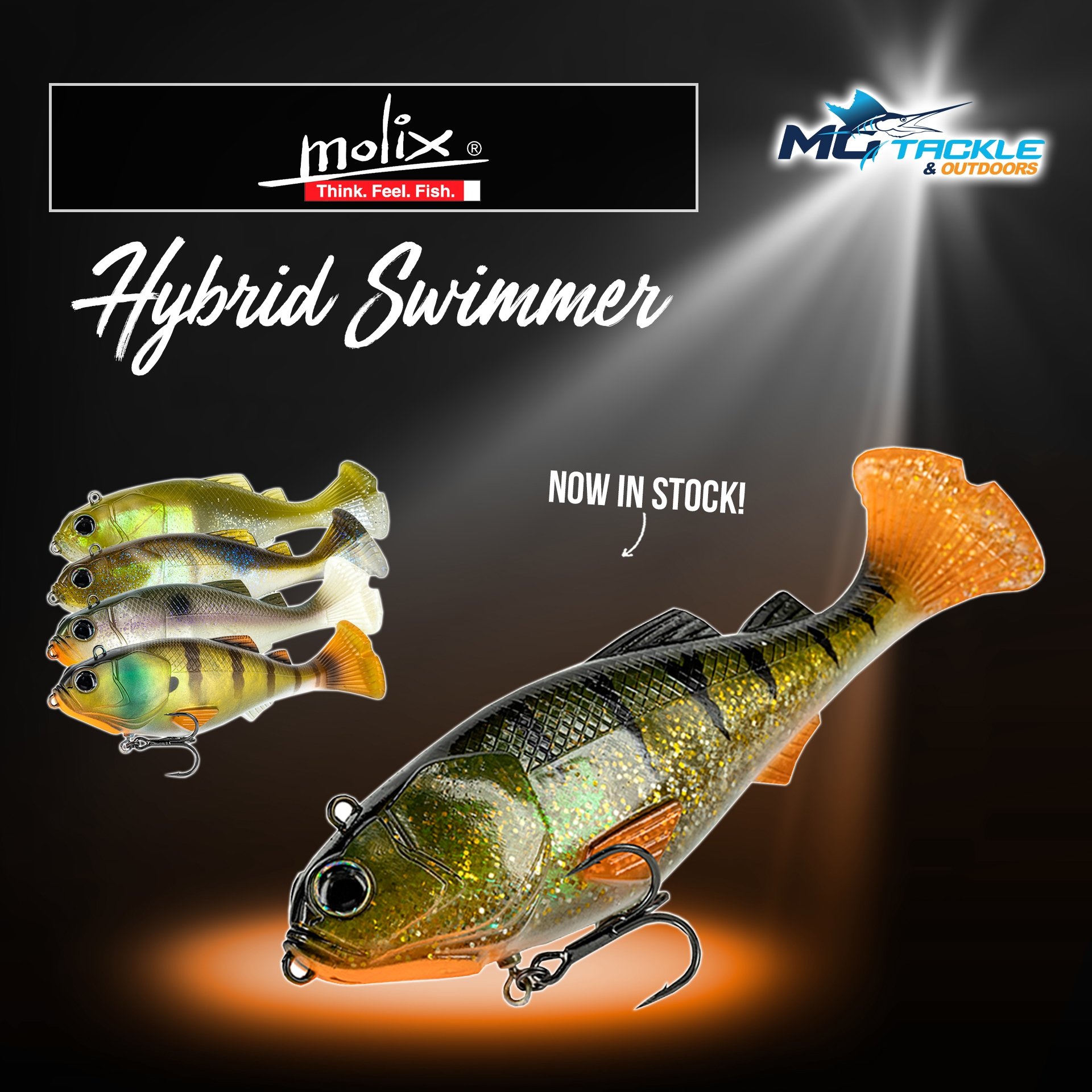 New - MOLIX HYBRID SWIMMER 165 LURE