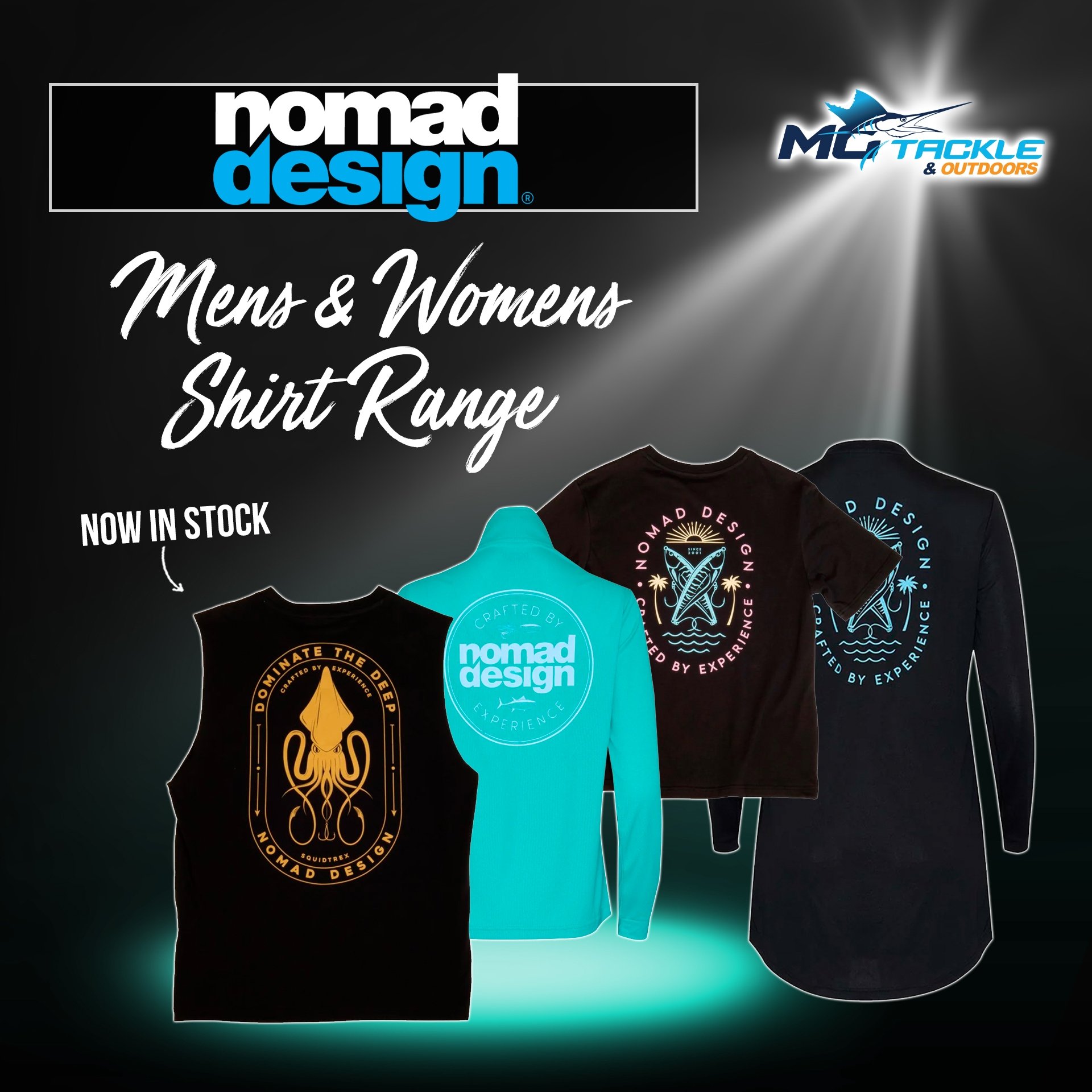 New - Nomad Design Mens & Womens Shirts