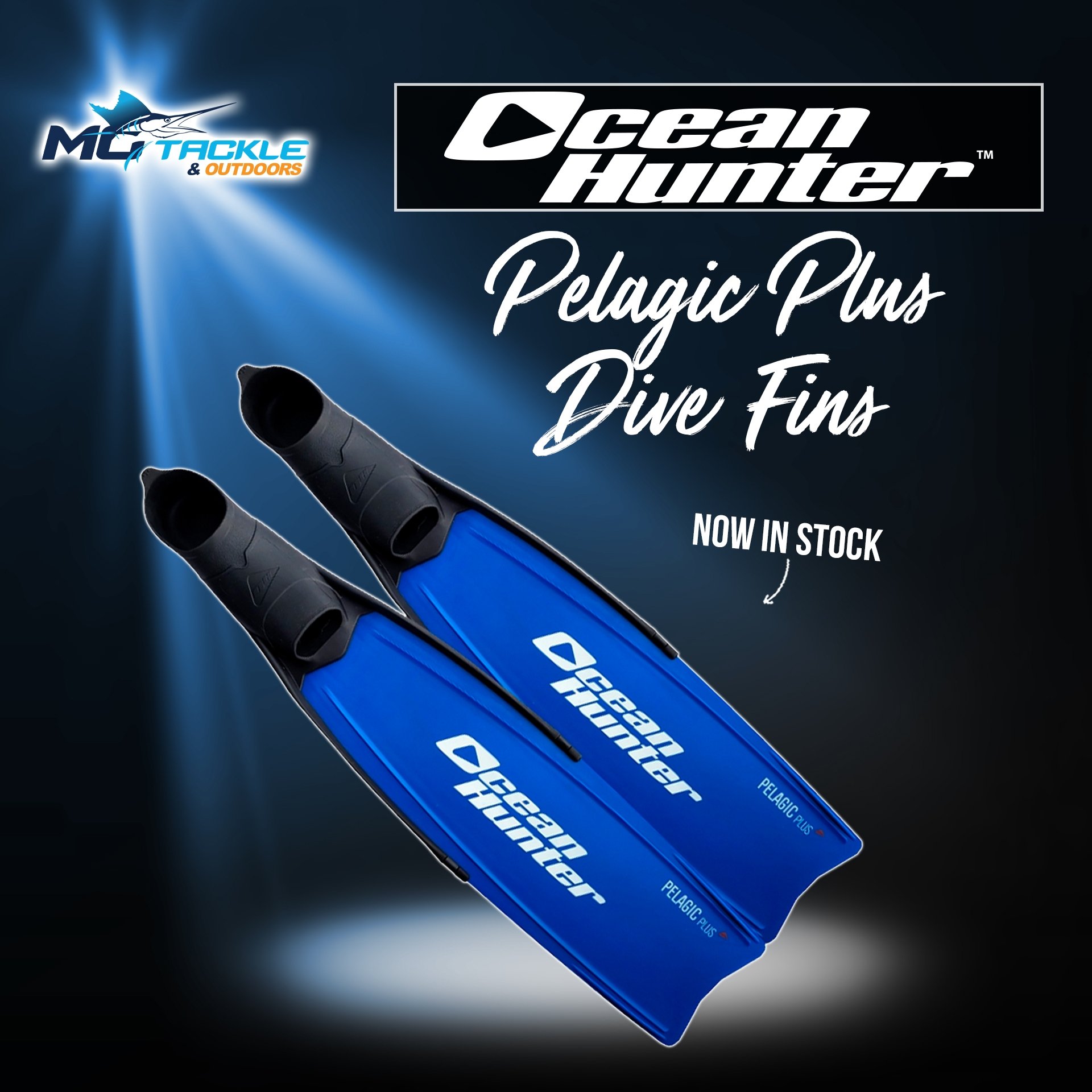 New - OCEAN HUNTER PELAGIC PLUS DIVE FINS