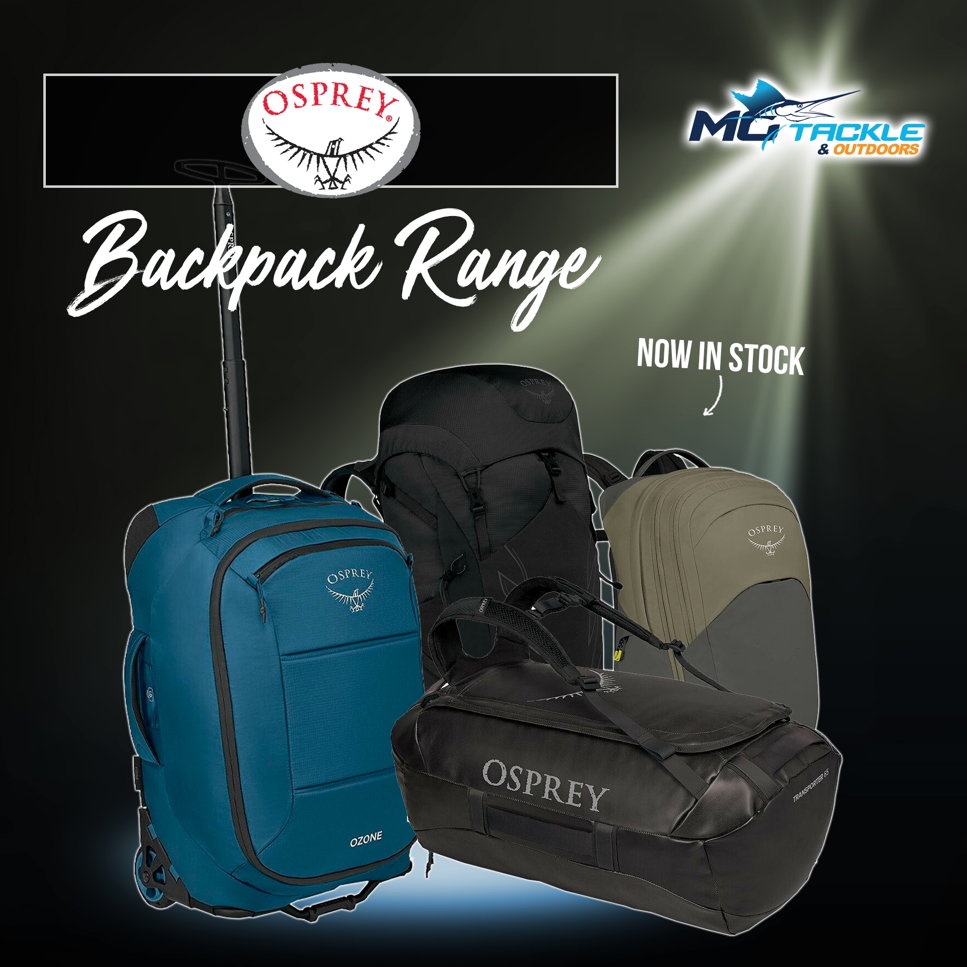 New - Osprey Backpack & Luggage Range